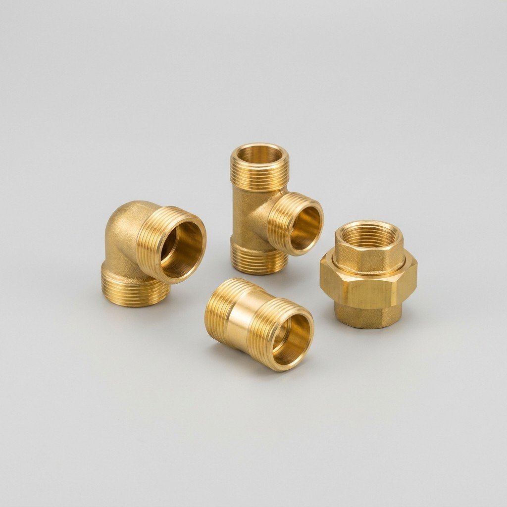 Brass Hex Nipple — NPT