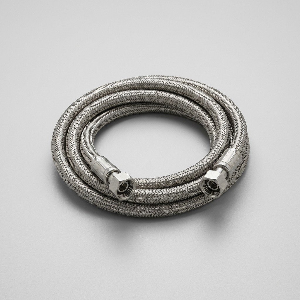 PTFE Braided Hose Assembly -6 AN (24 in)