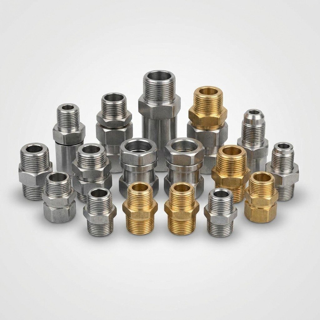Stainless Quick-Connect Coupler Set 1/4 in